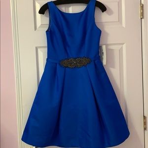 “Theia” Blue Cocktail Dress NWT